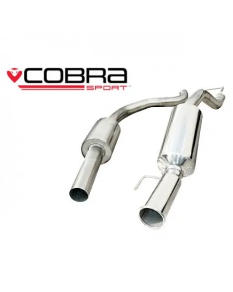 Vauxhall Corsa D Sri 10-14 Cobra Sport Cat Back System (Resonated) Vauxhall Corsa D Sri 10-14 Cobra Sport Cat Back System (Resonated)